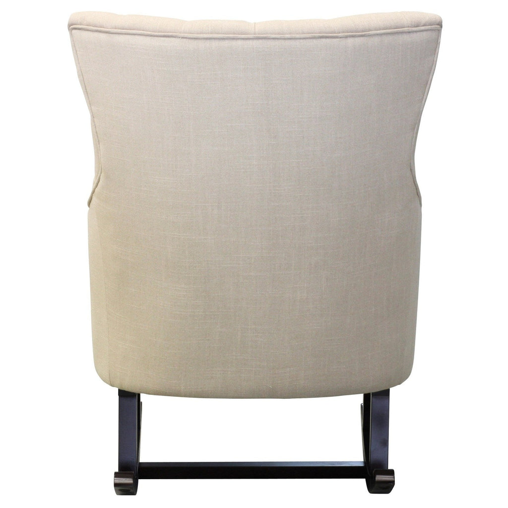 New Pacific Direct Abigail Fabric Tufted Rocking Chair  - 3900023