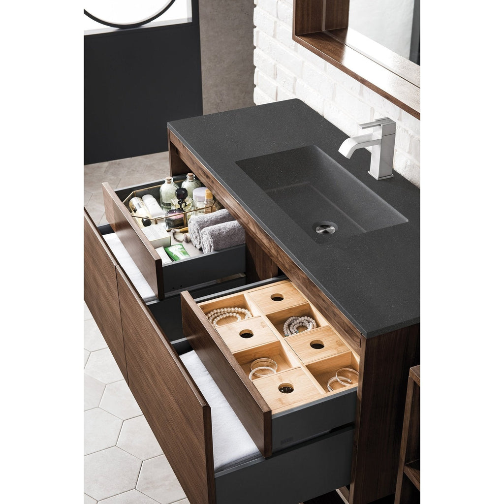 James Martin Vanities Milan 47.3" Single Vanity Cabinet - 801V47.3GWRGDCHB