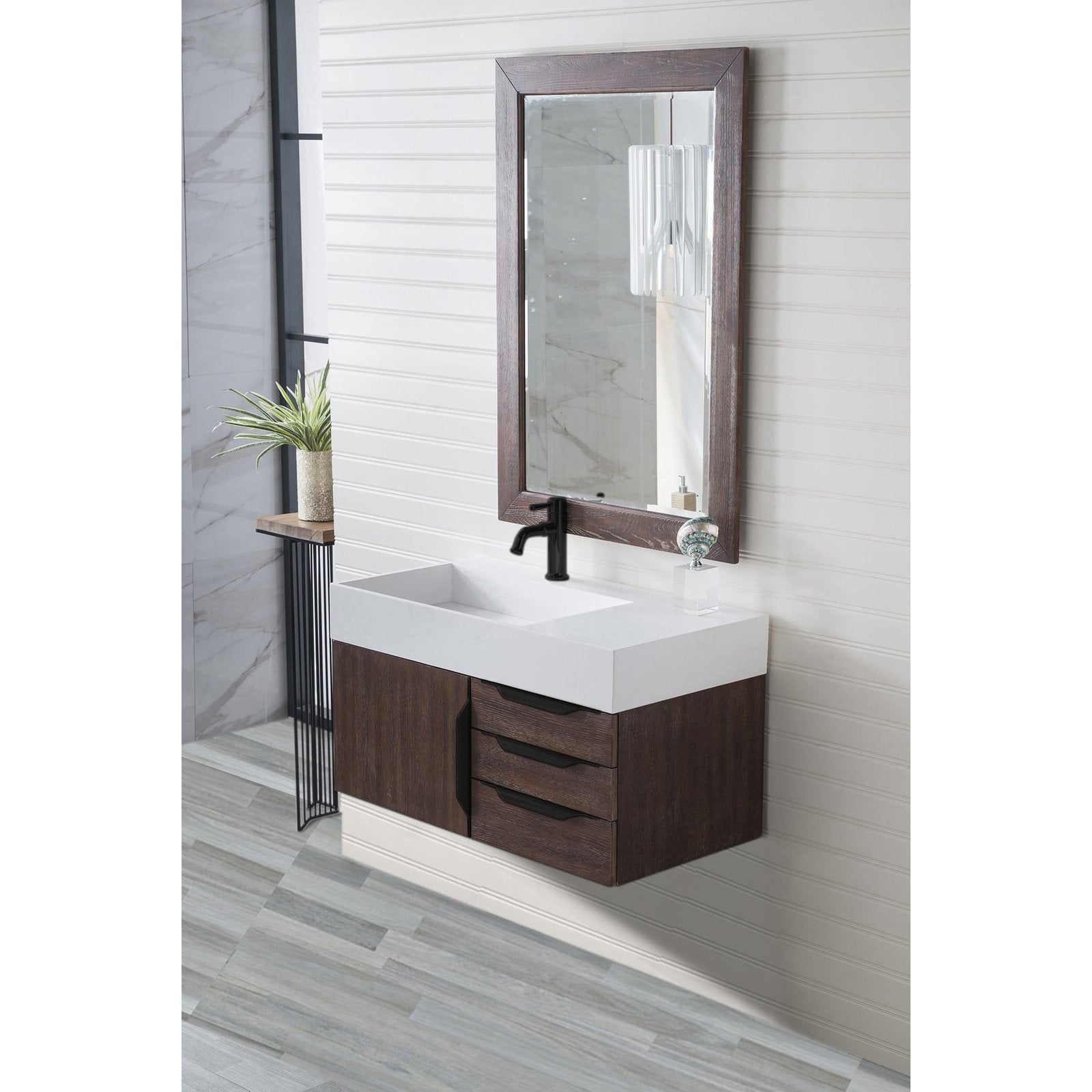 James Martin Vanities Mercer Island 36" Single Vanity - 389-V36-AGR-G-DGG