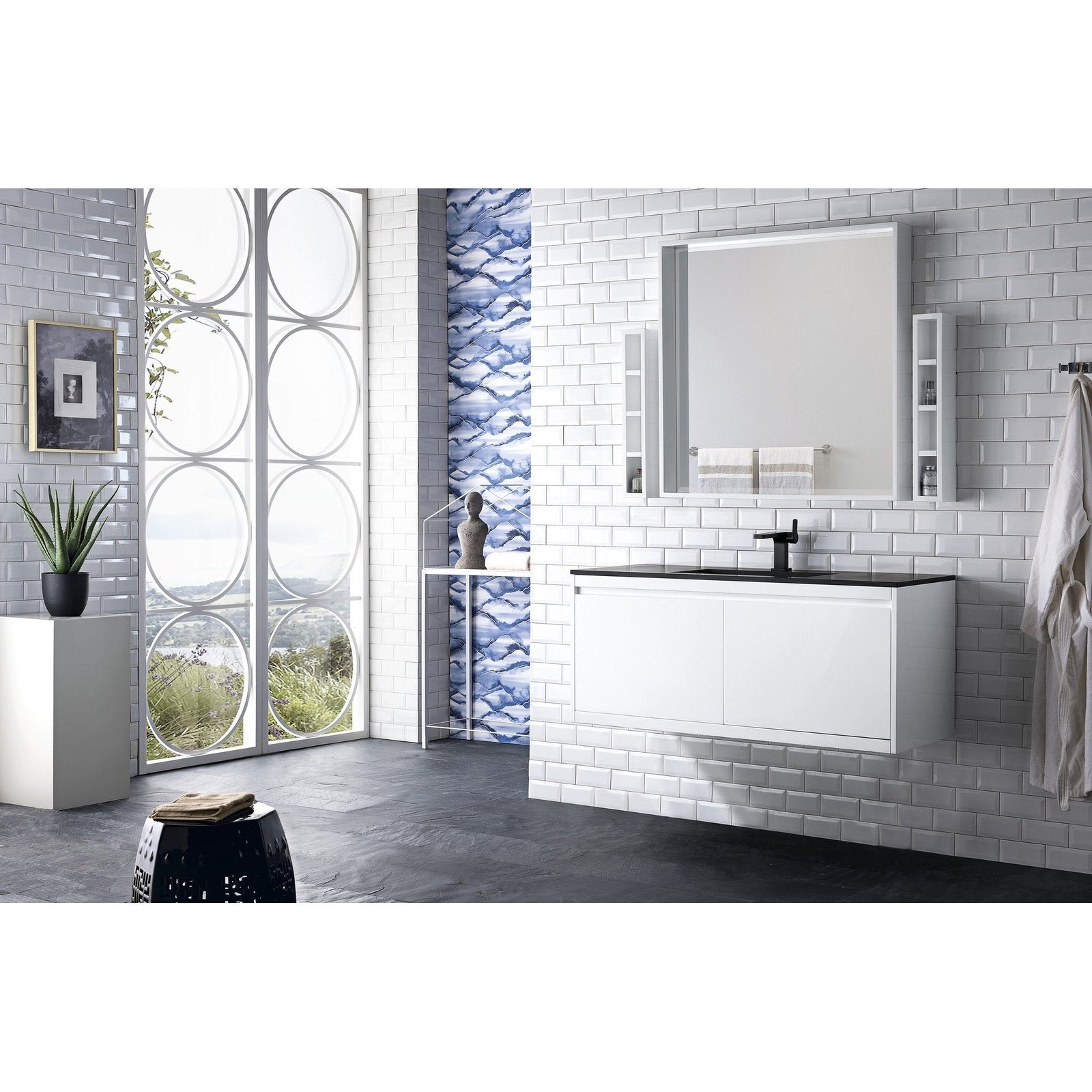 James Martin Vanities Milan 47.3" Single Vanity Cabinet - 801V47.3GWRGDCHB
