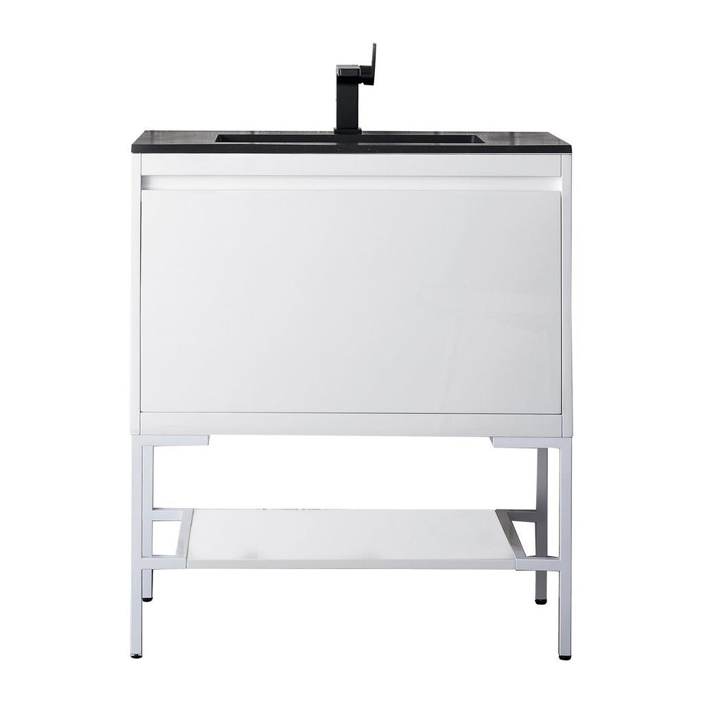 James Martin Vanities Milan 31.5" Single Vanity Cabinet - 801V31.5GWRGDCHB