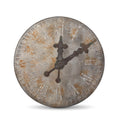 Park Hill Collection State Capitol Clock Face Relic - Stunning Distressed Rust Iron Wall Art for Unique Home Decor - EWR80952