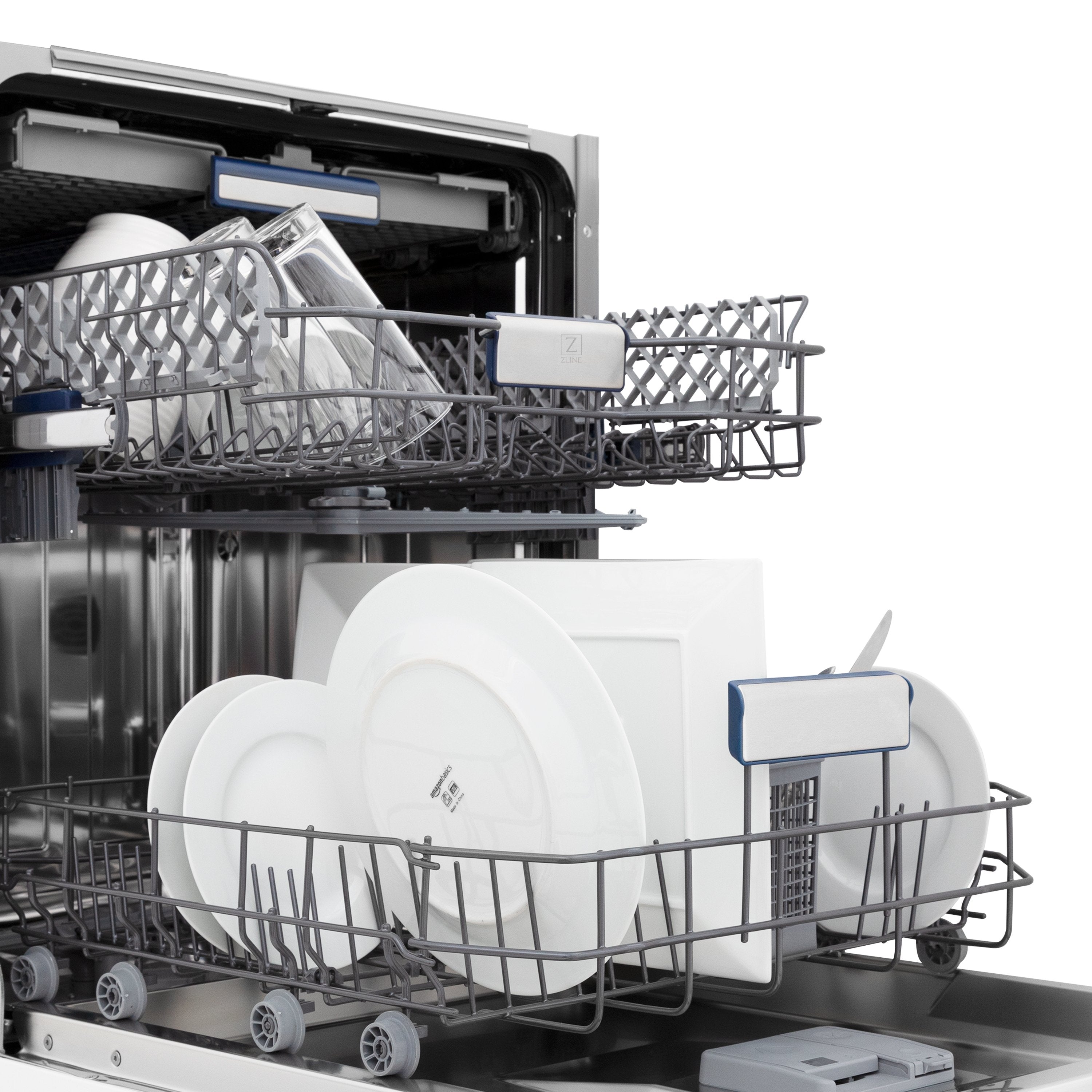 ZLINE 24 in. Top Control Tall Dishwasher is Custom Panel Ready with Champagne Bronze Handle,  - DWV-24-CB