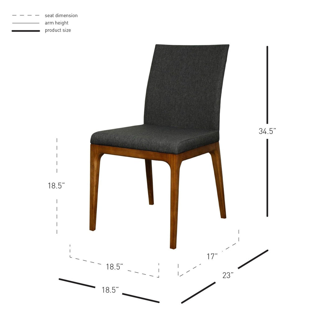 New Pacific Direct Devon Fabric Chair, (Set of 2) -  448237-NS-W