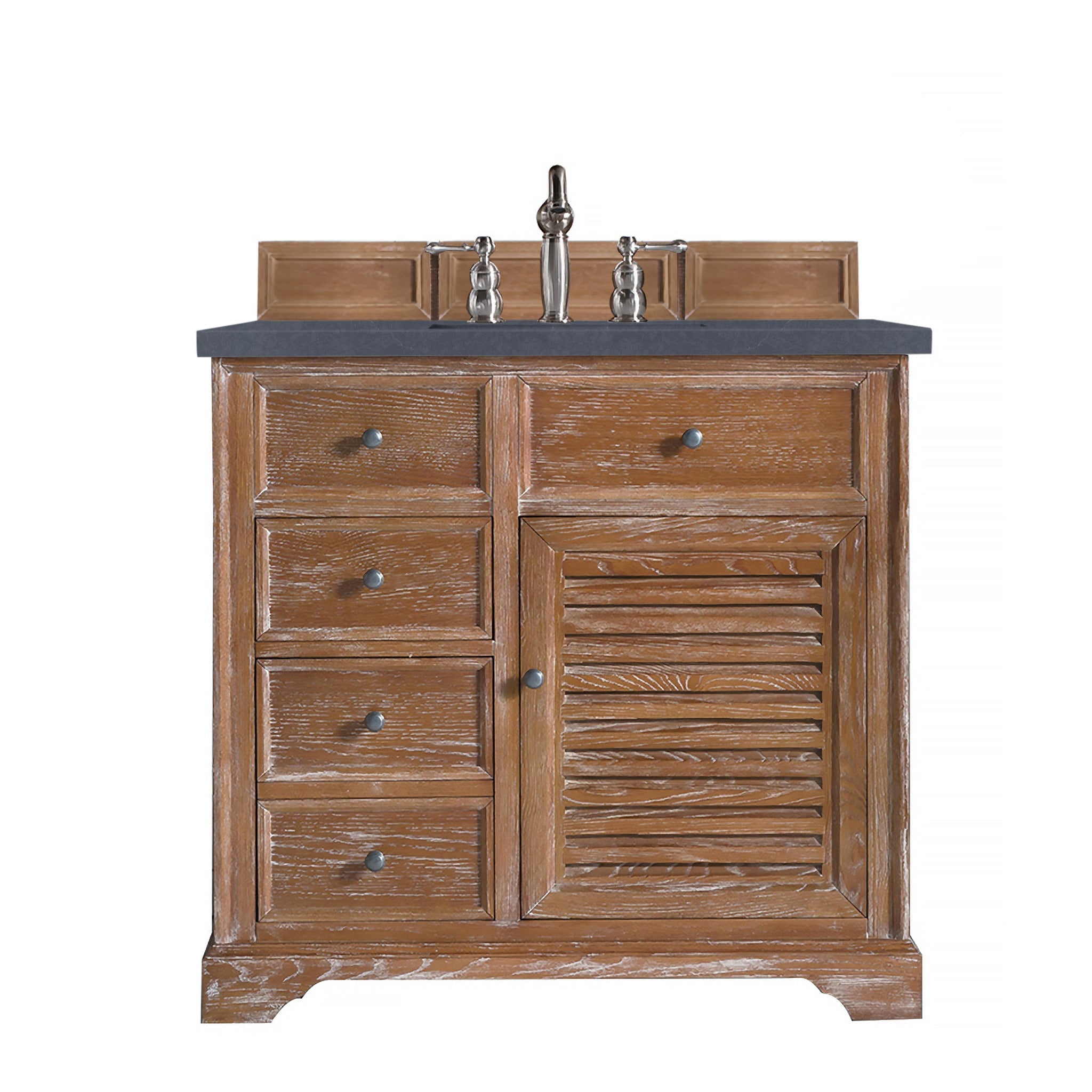 James Martin Vanities Savannah 36" Driftwood Single Vanity - 238-104-5511-3AF
