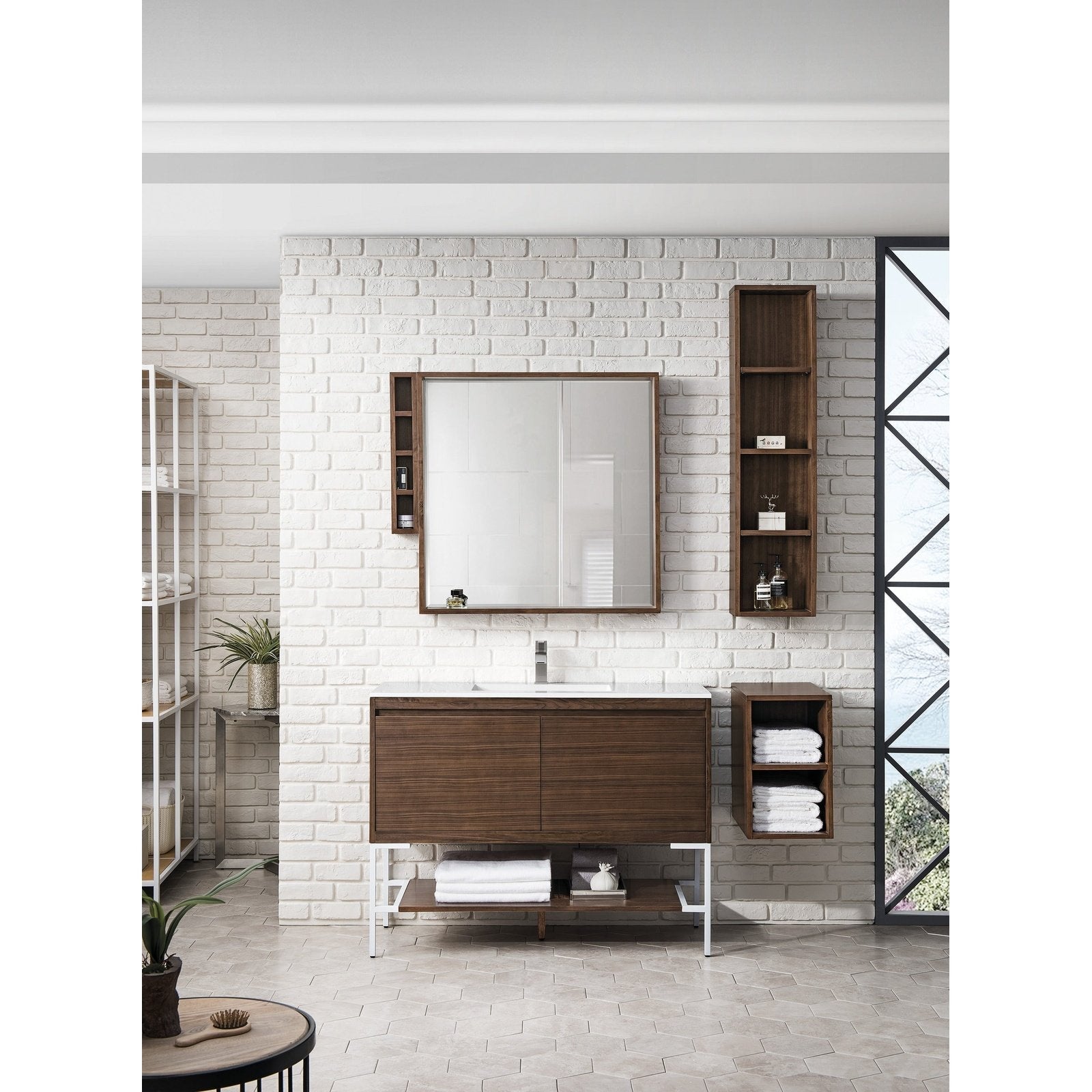James Martin Vanities Milan 47.3" Single Vanity Cabinet - 801V47.3GWRGDCHB